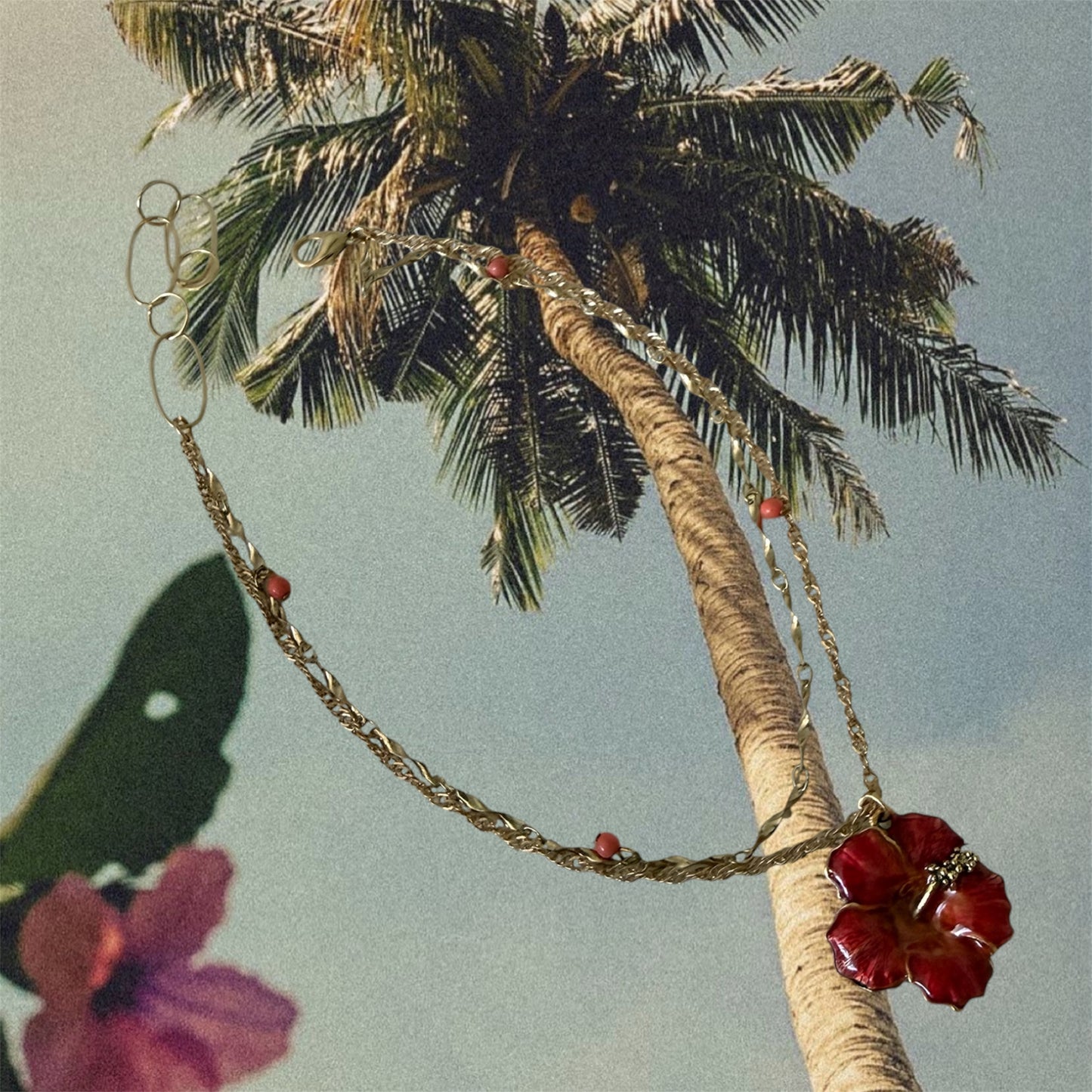 Tropical Double Layer Anklet