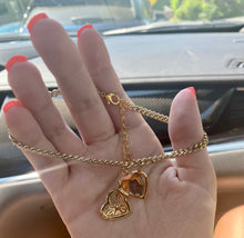 Load image into Gallery viewer, Heart Locket Anklet