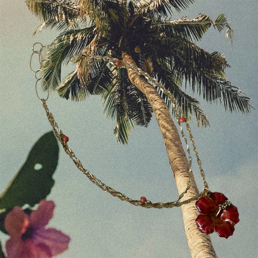 Tropical Double Layer Anklet