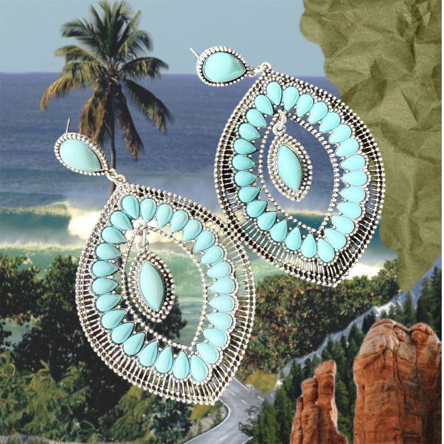 Desert Turquoise Earrings