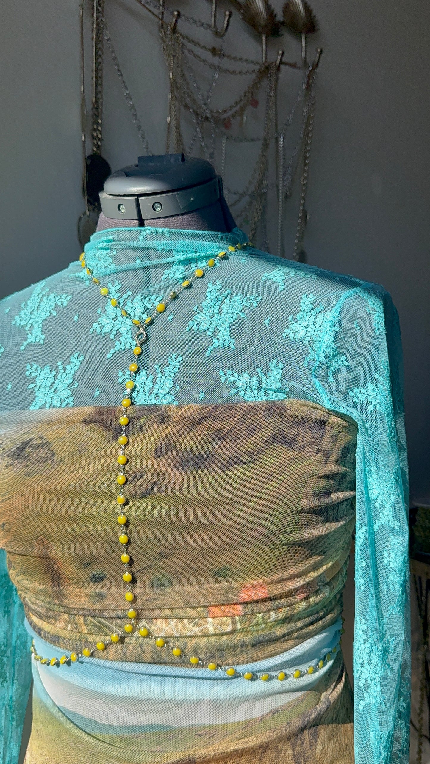 Maddy Inspired Back Drape Body Chain