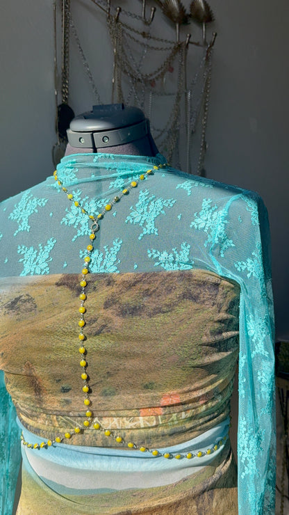 Maddy Inspired Back Drape Body Chain