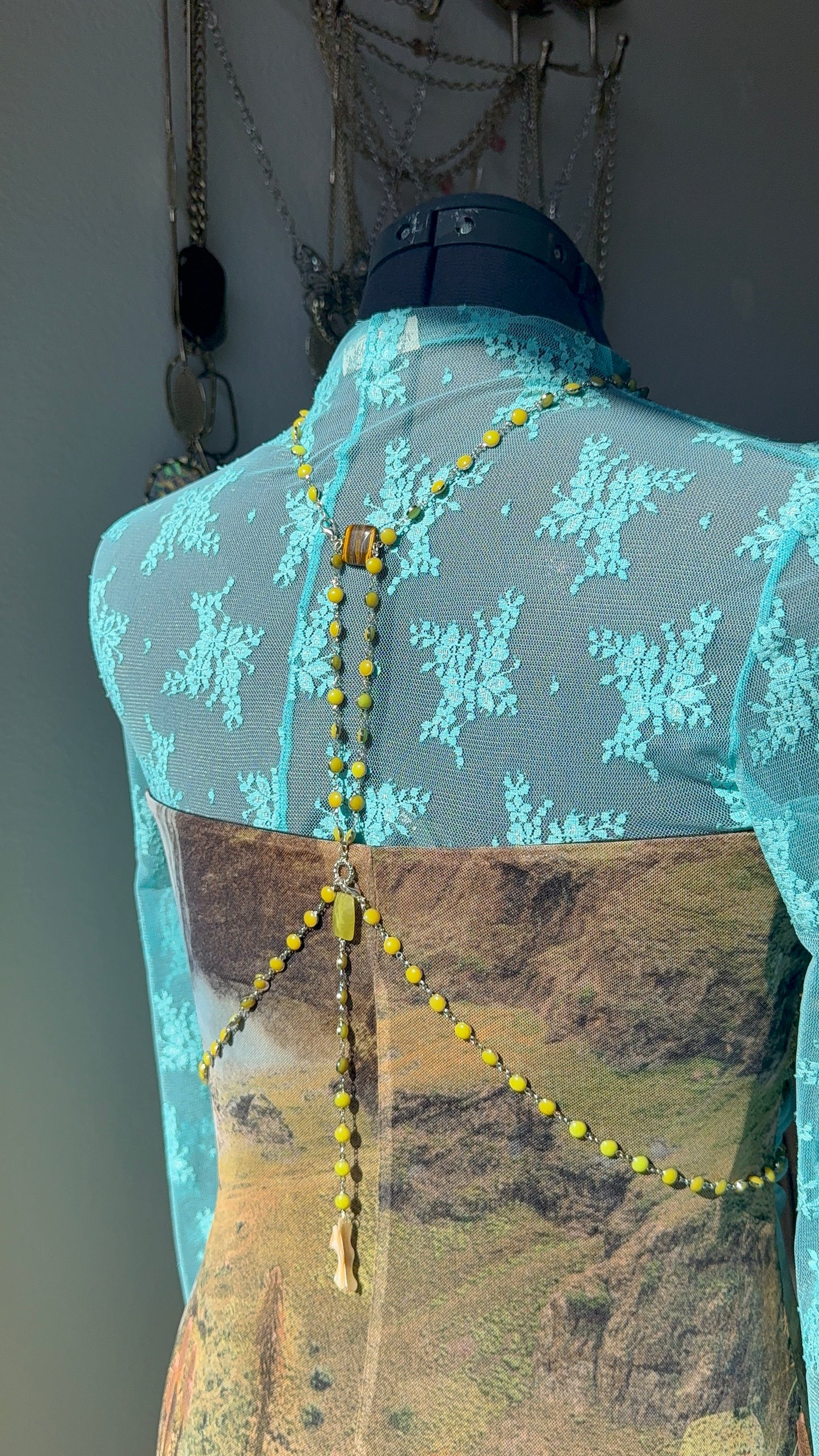 Maddy Inspired Back Drape Body Chain