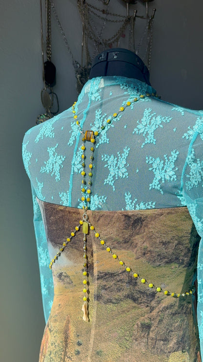 Maddy Inspired Back Drape Body Chain