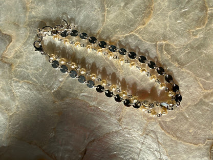 Pearls and Saudade Anklet