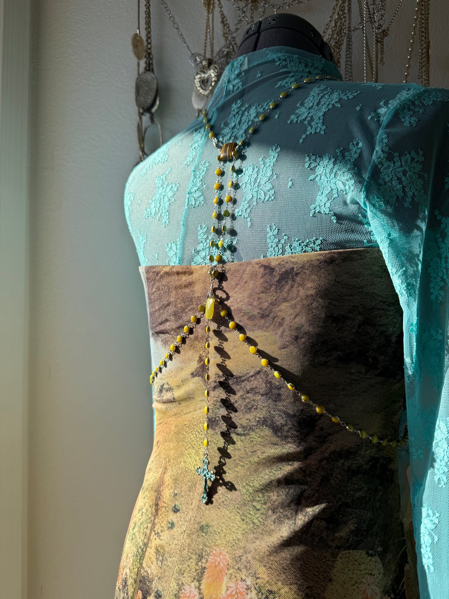 Maddy Inspired Back Drape Body Chain