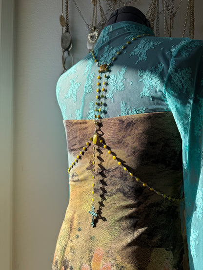 Maddy Inspired Back Drape Body Chain