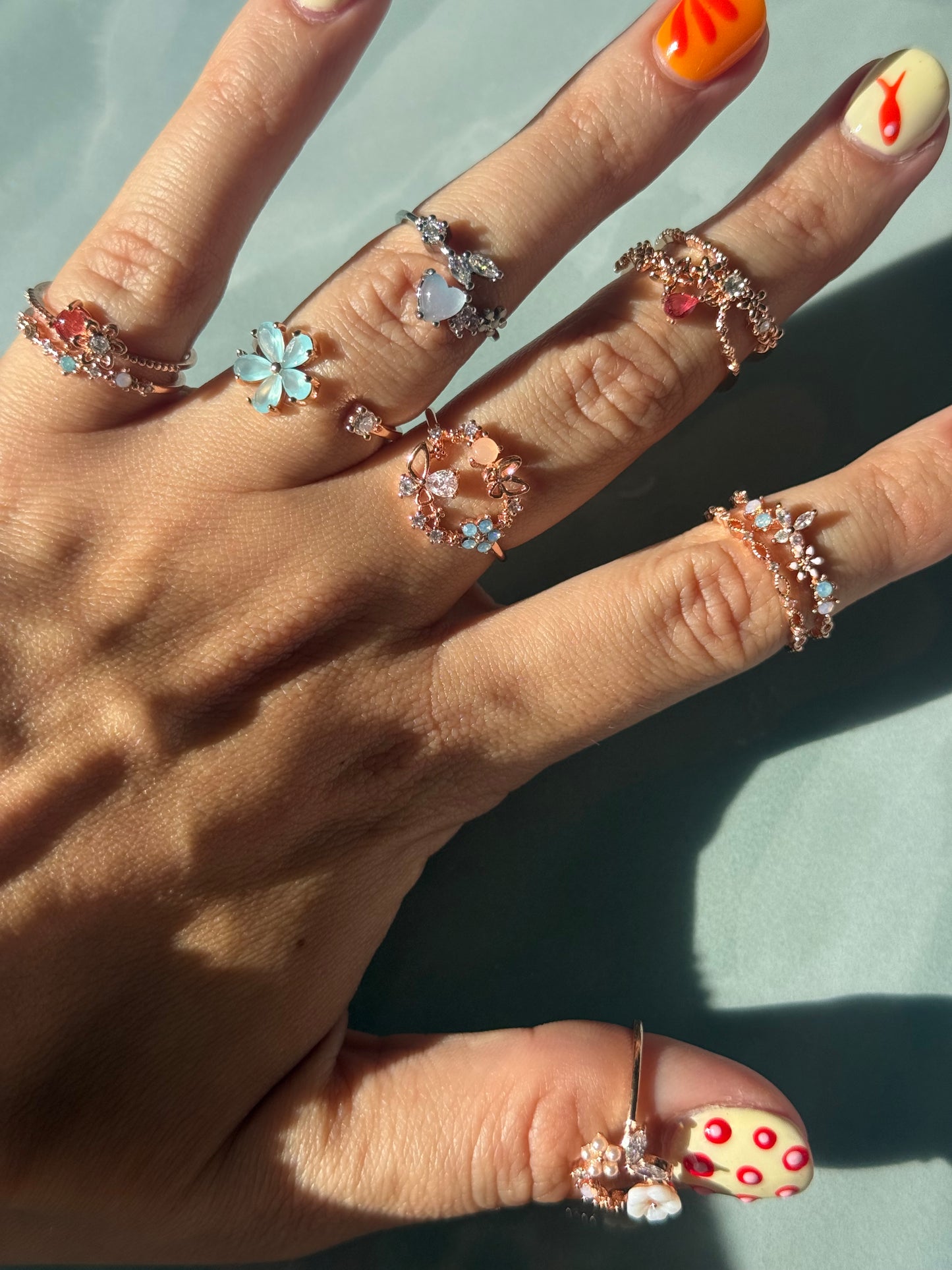 Fairy Flower Rings