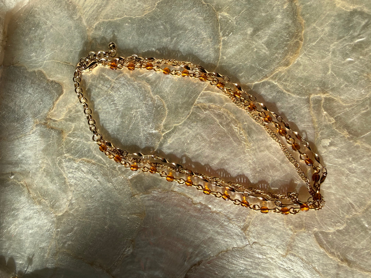 Three Layer Burrito Anklet