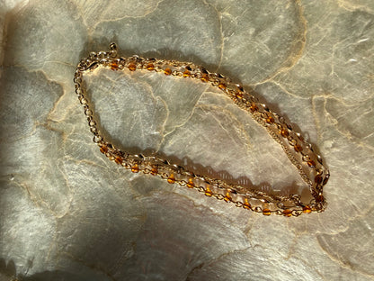 Three Layer Burrito Anklet