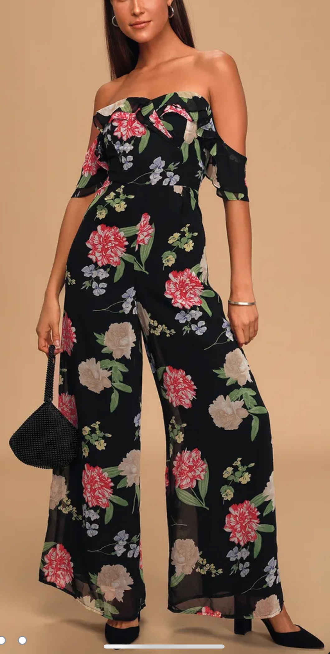 NWT Size S Lulus Jumpsuit Strapless