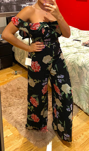 NWT Size S Lulus Jumpsuit Strapless
