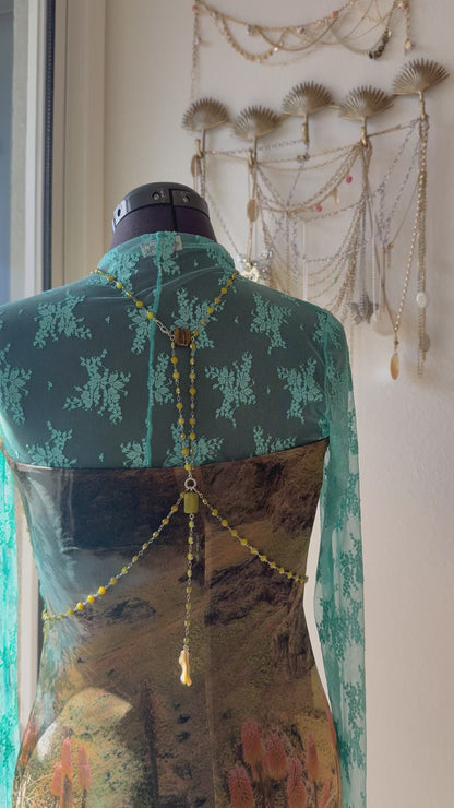 Maddy Inspired Back Drape Body Chain