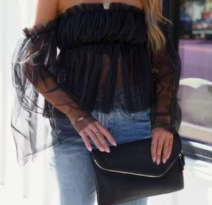 NWT Ruffle Top Size S Vici Dolls