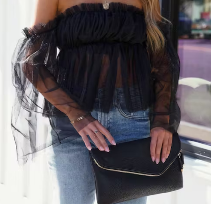 NWT Ruffle Top Size S Vici Dolls
