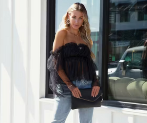 NWT Ruffle Top Size S Vici Dolls
