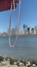 Load and play video in Gallery viewer, Pink Rhinestone Chain Anklet

