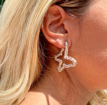 Load image into Gallery viewer, Alter Ego Rhinestone Butterfly Earrings
