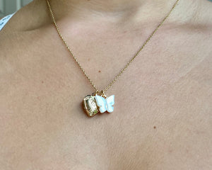 Dainty Heart Locket Necklace
