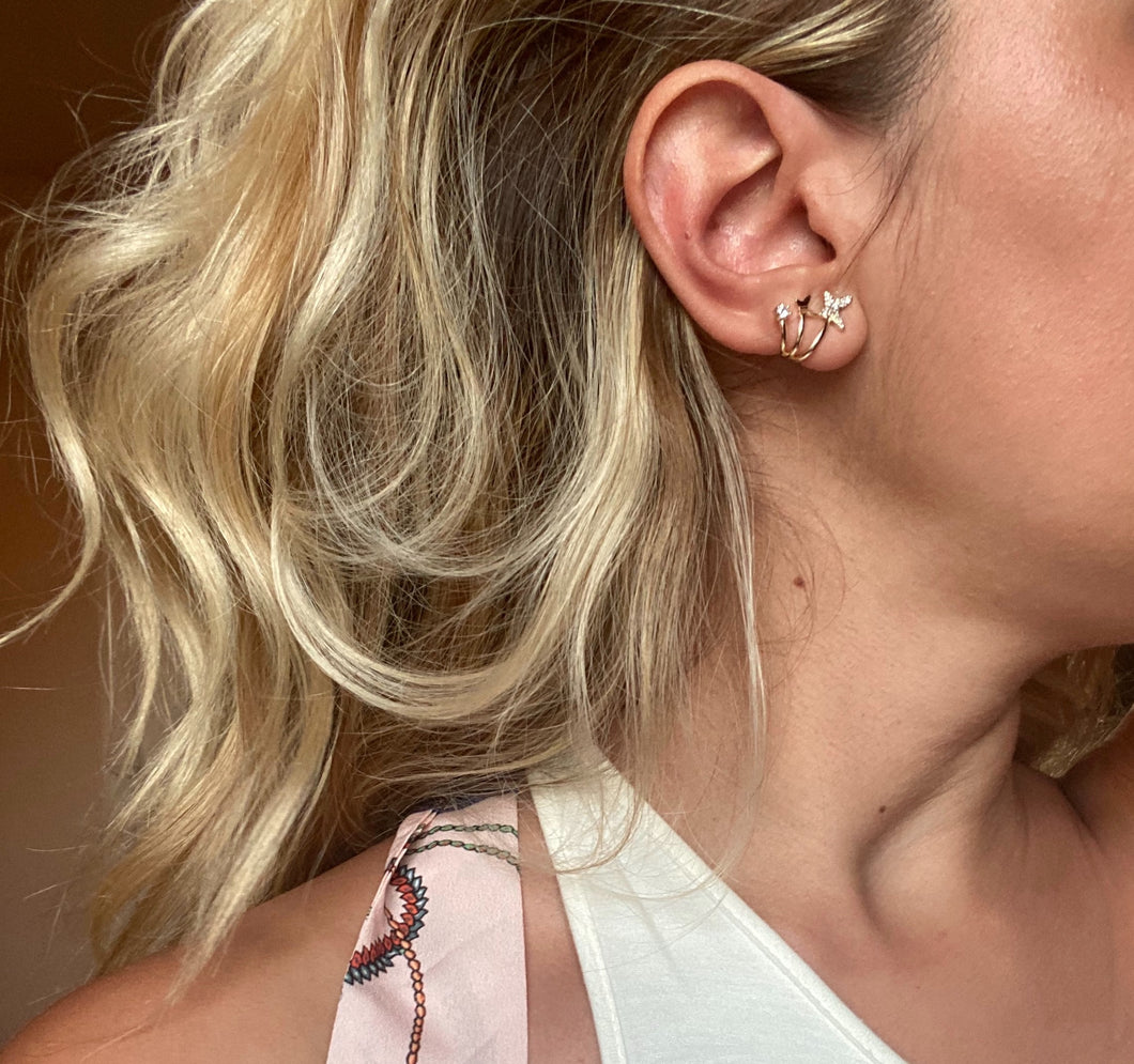All The Love Butterfly Earrings