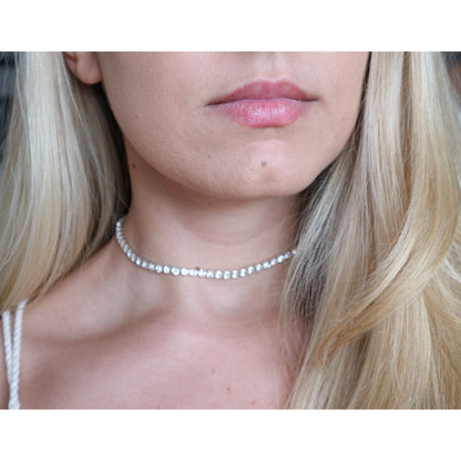 Bright Days Rhinestone Choker