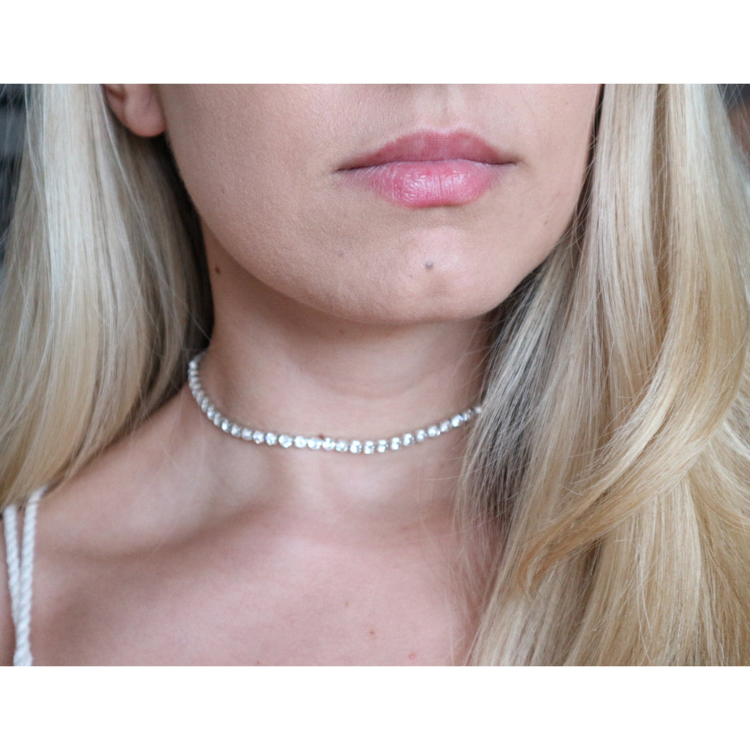 Bright Days Rhinestone Choker