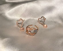 Load image into Gallery viewer, Borboleta Earrings and Ring Set
