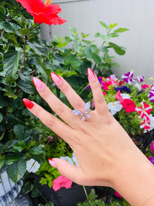 More Than Extraordinary Rhinestone Butterfly Ring