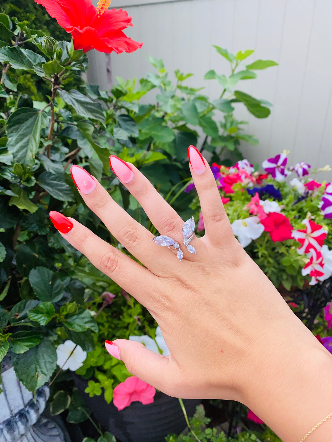 More Than Extraordinary Rhinestone Butterfly Ring
