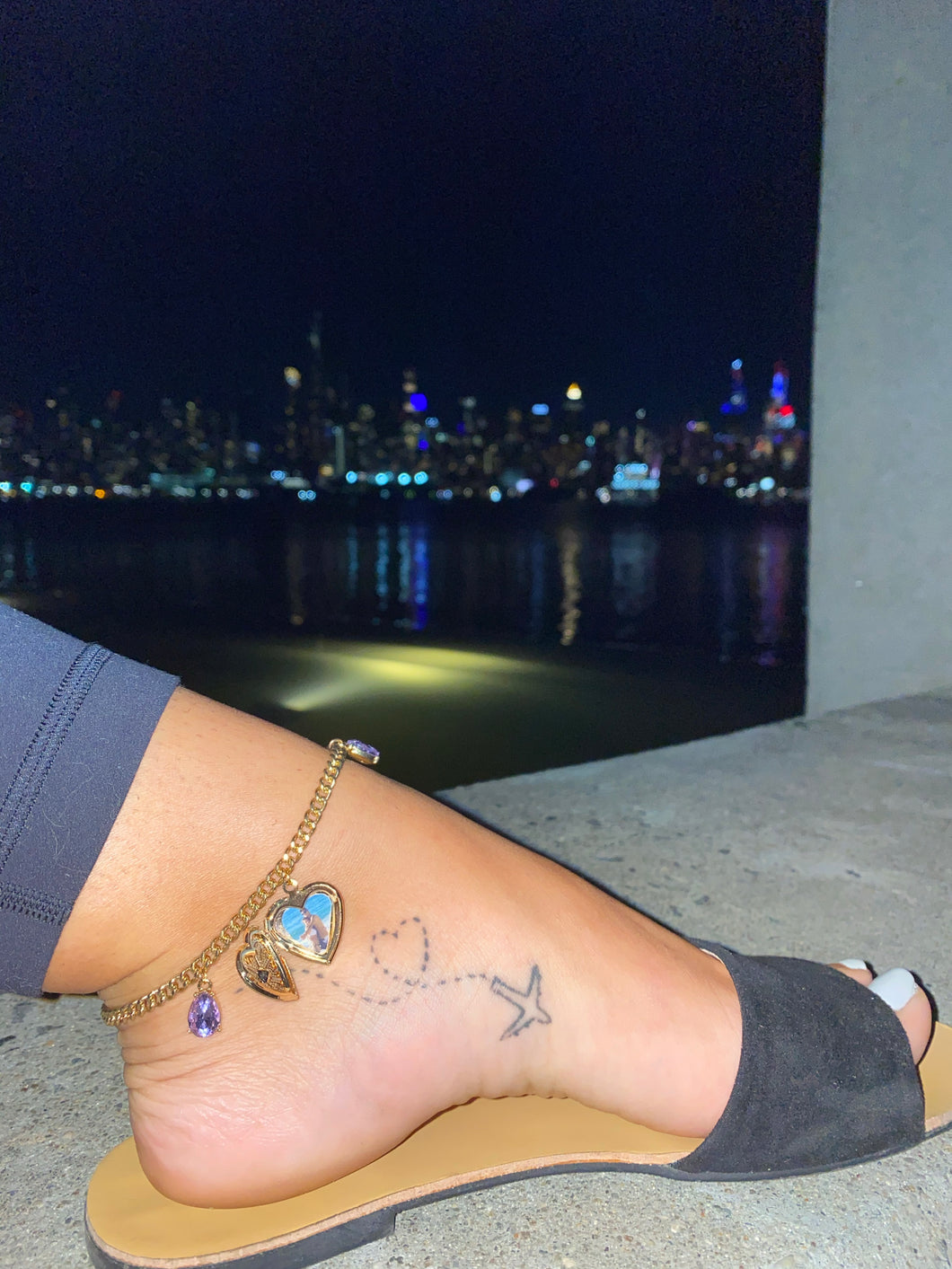 Heart Locket Anklet