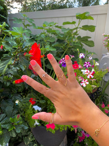 Riya Gold Ring Set